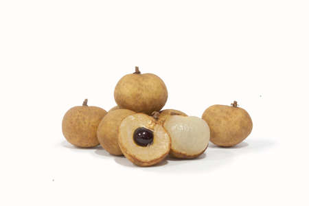 longan fruits - exotic  fruits on backgroundの写真素材