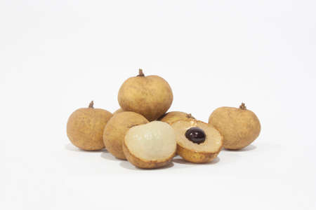 longan fruits - exotic  fruits on backgroundの写真素材