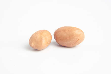 Peanut isolated on white backgroundの写真素材