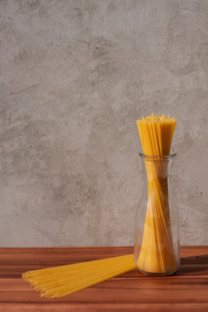 dried pasta backgroundの写真素材