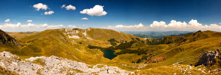 Pesica lake, Bjelasica mountains, Montenegroの写真素材
