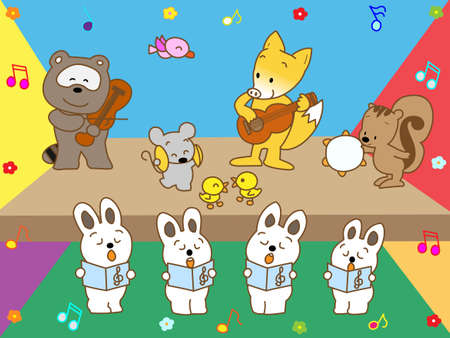 Music recitalのイラスト素材