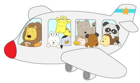 Air travelのイラスト素材