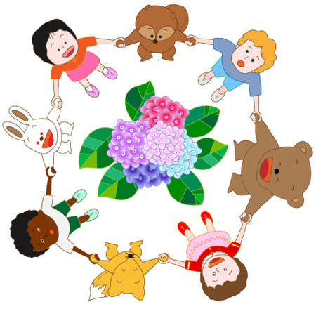 The advent of the rainy seasonのイラスト素材