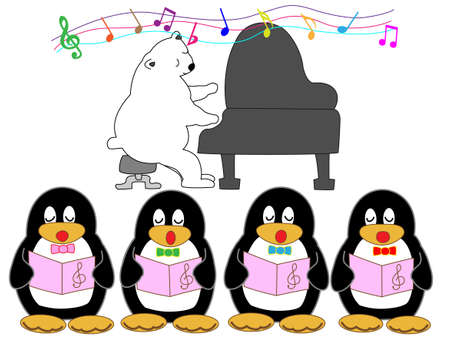 Concert of Aquariumのイラスト素材