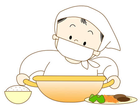 School lunchのイラスト素材