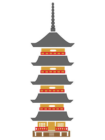 Templeのイラスト素材