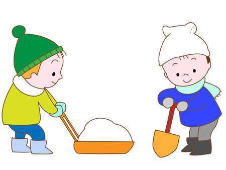winter lifeのイラスト素材