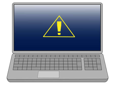 Computer operationのイラスト素材