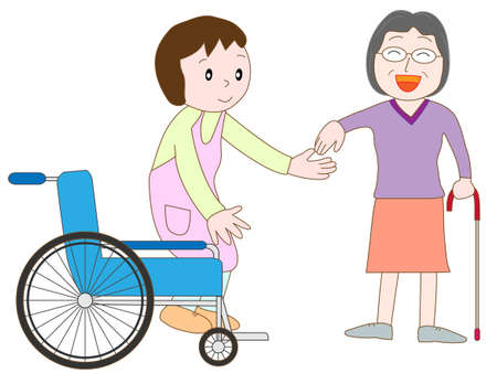 Care's workのイラスト素材