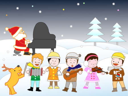 Christmas concertのイラスト素材