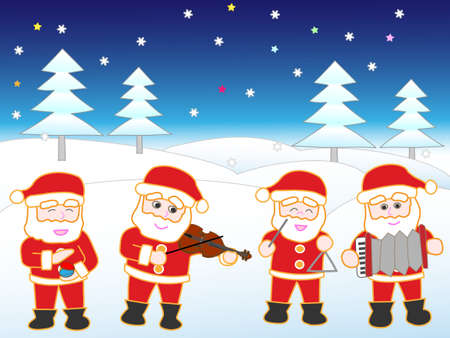 Christmas concertのイラスト素材