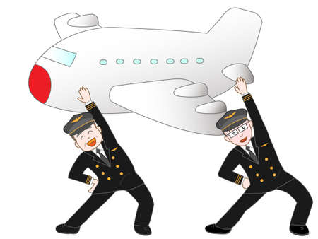 Dance of the pilotsのイラスト素材