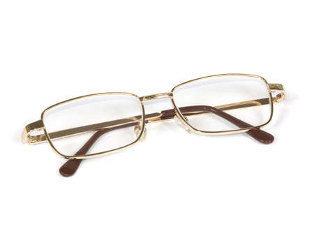 Points with a gold frame on a white background