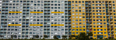 A man is walking while speaking on the phone at the convention trade center in Brno taking some time to have a coffee. BVV Brno Exhibition center. Czech Republicのeditorial素材