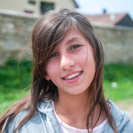 5/16/2018. Lomnicka, Slovakia. Roma or Gypsy community in the heart of Slovakia, living in horrible conditions. They suffer for poverty, stigma and luck of equal opportunities.のeditorial素材