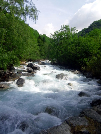 Water flowingの写真素材