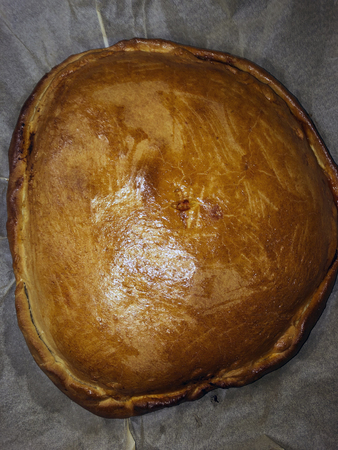 Homemade galician tuna emapanadaの写真素材