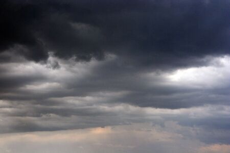 Cloudscape with grey scale during the stormの写真素材