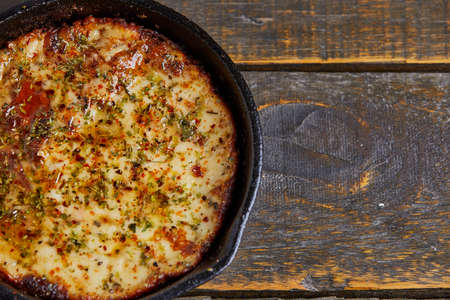 Cooking Provoleta Argentina / Provolone Chesse.の写真素材
