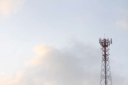 Antenna in the clouds \\\" It\\の写真素材