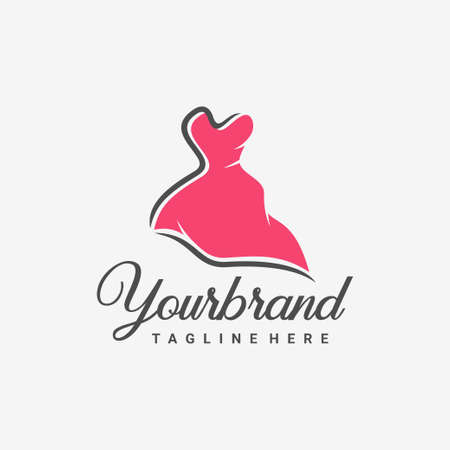Clothing & Fashion Logo design vector template.のイラスト素材