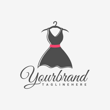 Clothing & Fashion Logo design vector template.のイラスト素材