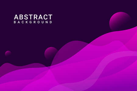 Abstract Background Vector. Fluid poster cover template.のイラスト素材