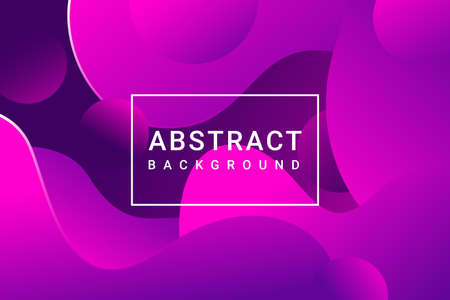 Abstract Background Vector. Fluid poster cover template.のイラスト素材