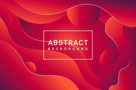 Abstract Background Vector. Fluid poster cover template.のイラスト素材