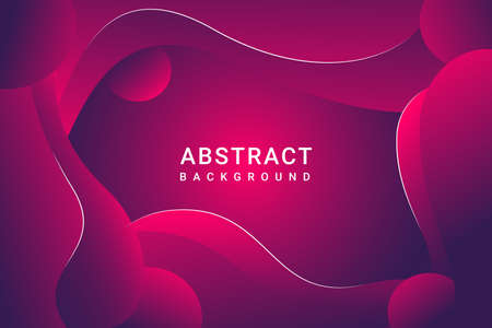 Abstract Background Vector. Fluid poster cover template.のイラスト素材