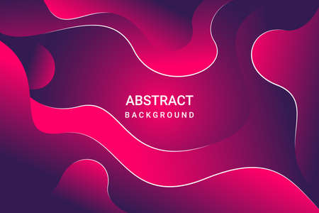 Abstract Background Vector. Fluid poster cover template.のイラスト素材