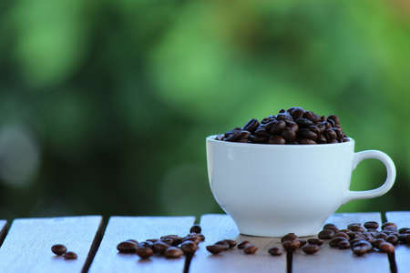 coffee is in a cupの写真素材