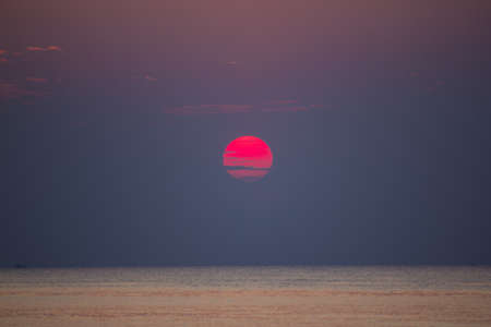 Sunset at Kood island, Trat, Thailandの写真素材
