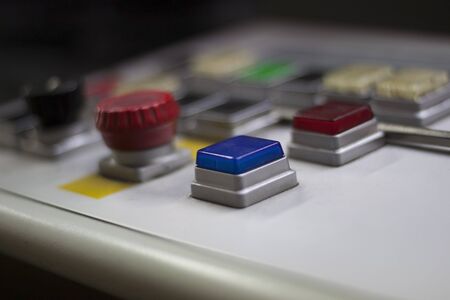 Control panel of printing machineの写真素材
