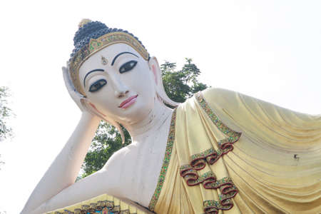 Lanna styled Buddha statue the North of Thailandue 