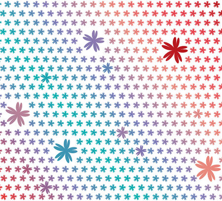 Colorful floral as the backgroundのイラスト素材