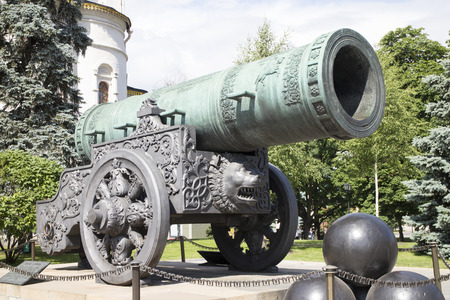 Tsar Cannon in Kremlin, Moscow, Russia  