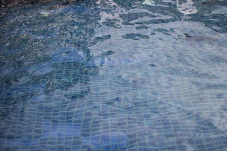 Clear water background of the swimming pool