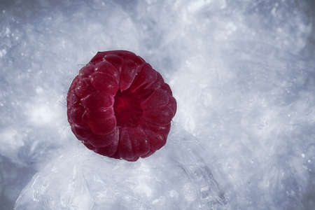 frozen raspberry