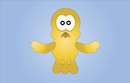 Cute Bird Vector Illustrationのイラスト素材