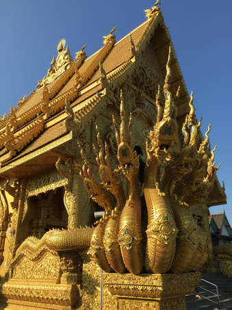 Temple gold thailandの写真素材