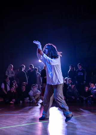 Dance Championship Street Style Challenge. Battles among pro dancers.