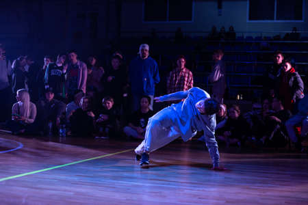 Dance Championship Street Style Challenge. Battles among pro dancers.のeditorial素材