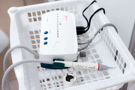 Ultrasonic standalone dental scaler for tartar removalの写真素材