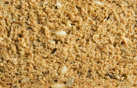 Multigrain bread close up for texture or background