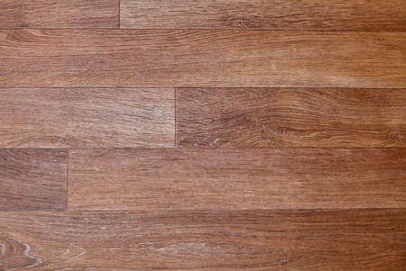 Close-up of new linoleum with parquet pattern, background