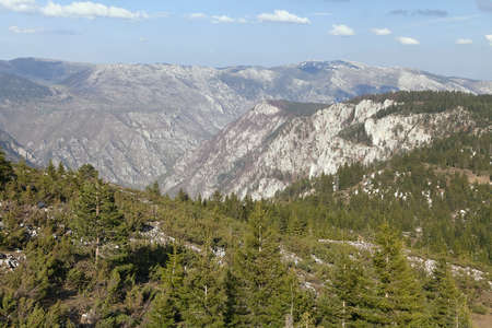 Canyon of river Tara, Montenegro, view from above