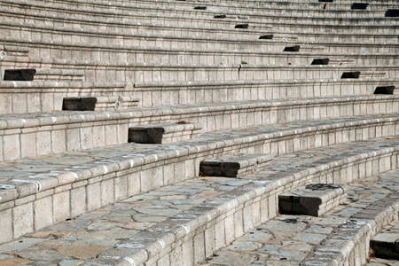 New amphitheater in Marmaris, Turkey, abstract architectureの写真素材