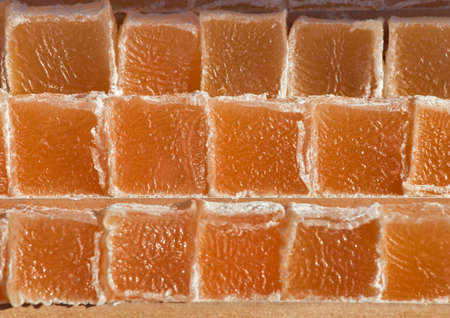 Close-up turkish delight in a shop in Marmarisの写真素材